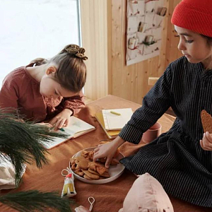 Набор елочных текстильных игрушек LIEWOOD "Bethany Holiday Elf", 3 шт, песочный микс